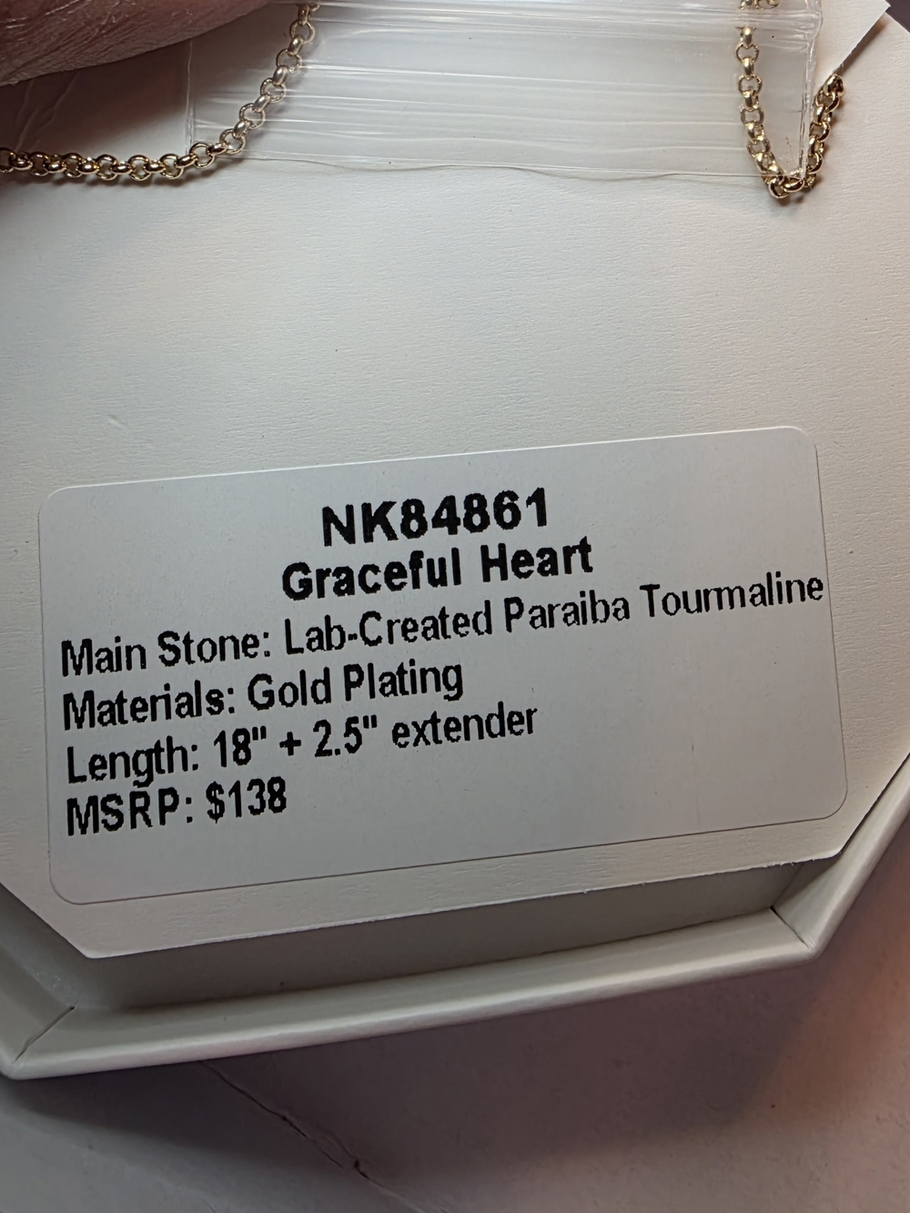 Graceful Heart Pendant Necklace - Picture 3 of 3